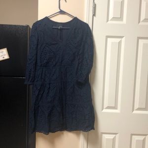 Greylin Small Blue Lace Dress